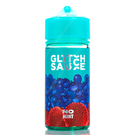Жидкость GLITCH SAUCE No Mint 100ml 3mg (Bleach (Личи ,голубика))