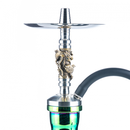 Кальян Honey Sigh Mini Exclusive (KOI, 32 см, 13 мм, Шахта, Мундштук, Колба, Нержавеющая сталь, Нет)