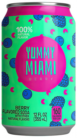 Напиток Yummi Miami 0.355мл Ж/Б (Ягоды)