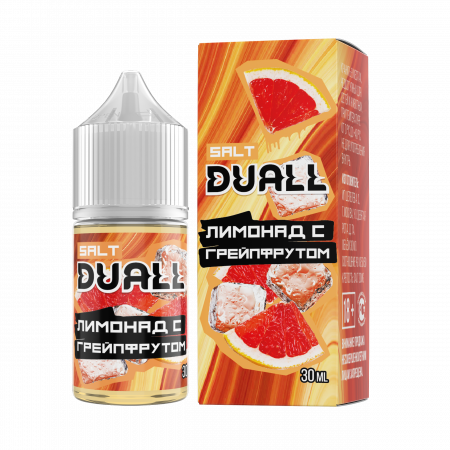 Жидкость Duall salt 30ml HARD 50mg (Лимонад с Грейпфрутом, Hard)