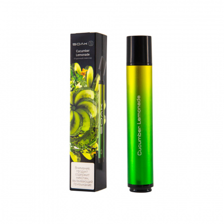 SOAK S 2500тяг (Cucumber Lemonade (Огуречный лимонад), 2500 тяг)