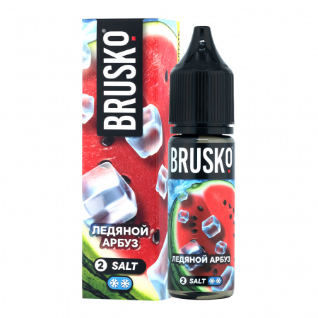 Жидкость Brusko Chubby salt 35ml 20mg (№2) (Ледяной арбуз, Light)