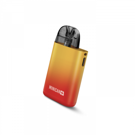 POD-система Brusko Minican Plus (Красно-желтый градиент(Red-yellow gradient), 850 mAh, 11 W, 3 мл, Датчик затяжки)