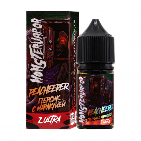 Жидкость Monster Vapor 30ml 2 ultra (50mg) (PEACHEEPER (Персик с маракуйей), Hard)