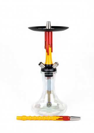 Шахта Mamay Customs Flow (шахта,мундштук) (Желтый-красный, 37 см, 14 мм, Шахта, Мундштук, Нержавеющая сталь, Да)