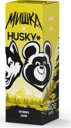 Жидкость Husky Мишка (Salt) 30ml 20mg (Клубника банан, Light)