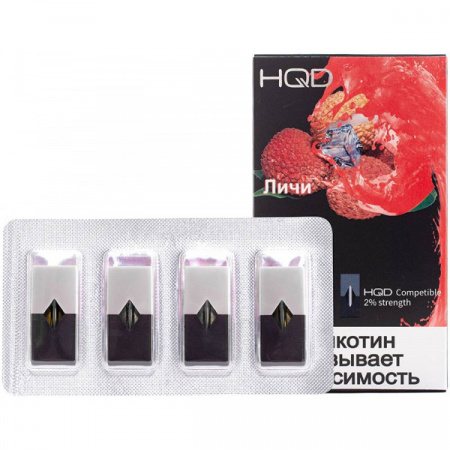 Картридж HQD 4шт (для JUUL) (Lychee)