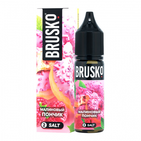 Жидкость Brusko Chubby salt 35ml 20mg (№5) 2ultra (Малиновый пончик, Hard)